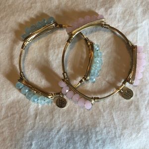 Two authentic Bourbon and Boweties bangles.